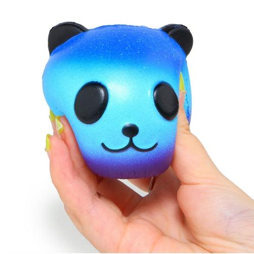 Couleur Bleu Panda Jouët Squishy Géant Colore Anti-Stress À La Montée Lente, Doux, Parfumé, Cadeau De Noël Pour Enfant Amusant