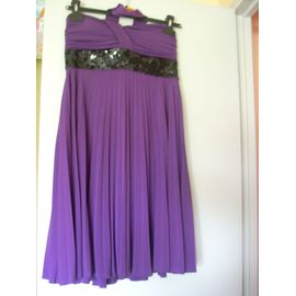 Robe Plissée Bustier Manoukian Xs 96% Polyester,4% Élasthanne.