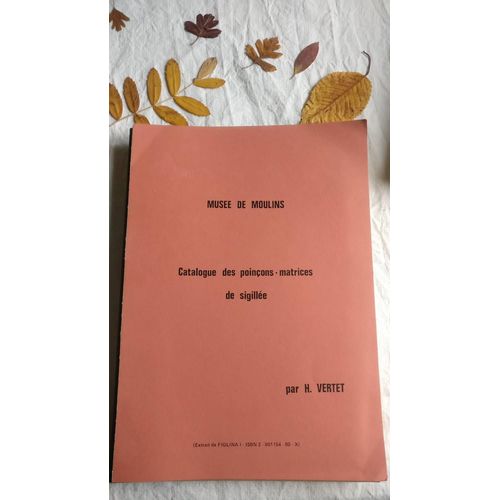 Catalogue Des Poinçons Matrices De Sigillée
