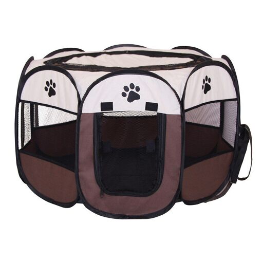 Tente De Transport Portable Pliable Pour Animaux De Compagnie, Parc...
