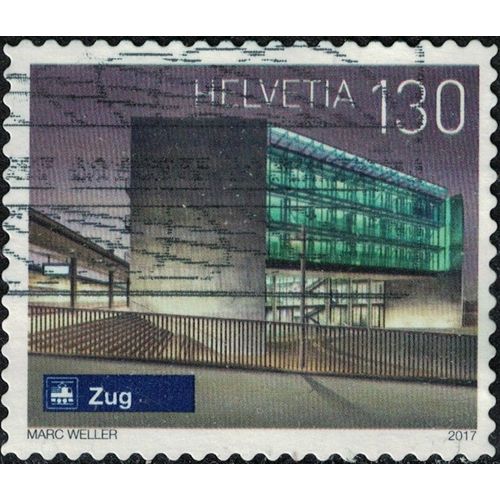 Suisse 2017 Oblitéré Used Railway Station Zug Gare Ferroviaire Zoug Su