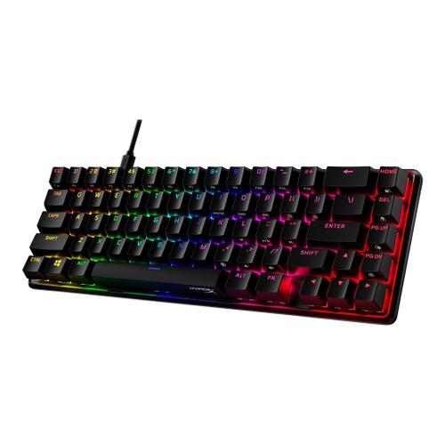 HyperX Alloy Origins 65 - Clavier - rétroéclairé - USB-C - QWERTY - US - commutateur : HyperX Red - noir - pour Xbox One, Xbox One S, Xbox One S All-Digital Edition, Xbox One X, Xbox Series S...