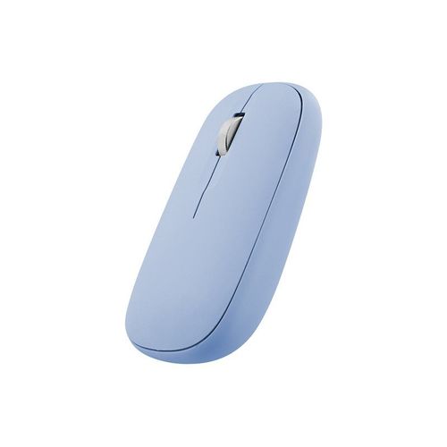 T'nB iClick DUAL CONNECT - Souris - 3 boutons - sans fil - Bluetooth, 2.4 GHz - récepteur sans fil USB - bleu - boîte de suspension