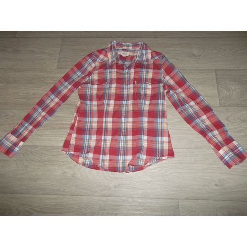 Chemise Levis Multicolore À Carreaux 2 Poches Taille S Tbe