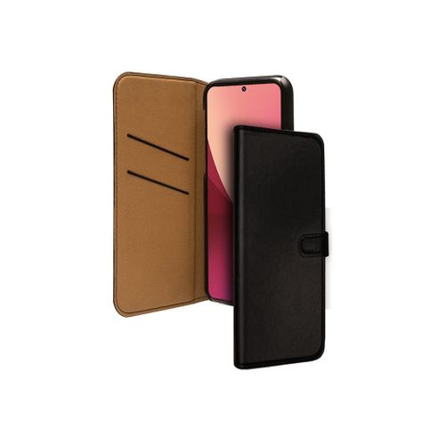 Bigben Connected - Étui À Rabat Pour Téléphone Portable - Portefeuille Pliable - Synthétique - Noir - Pour Xiaomi 12, 12x
