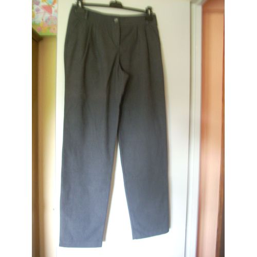 Pantalon Etam 38 Polyester 64%,Viscose 34%.