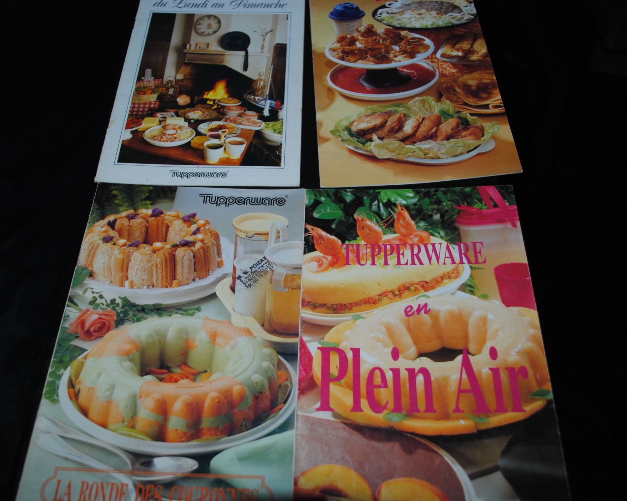 Lot De Neuf Livret Tupperware Vintage Pyramide De Saladiers Spaghetti Partie Presse Puree La Cuisine Des Femmes Pressees Rakuten
