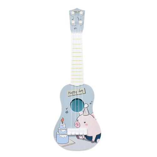 Guitare acoustique folk 57 cm 4 cordes enfant jouet bleu - guizmax -  Instruments de musiques - Achat & prix