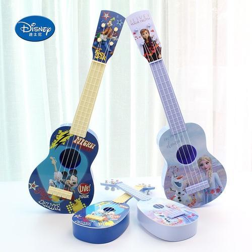 couleur SWL-7044 36 cm 2 Reine des neiges princesse filles guitare Mickey  garçons Dessins Animés Minnie Instruments de musique bleu jouet  d'anniversaire guitare cadeaux