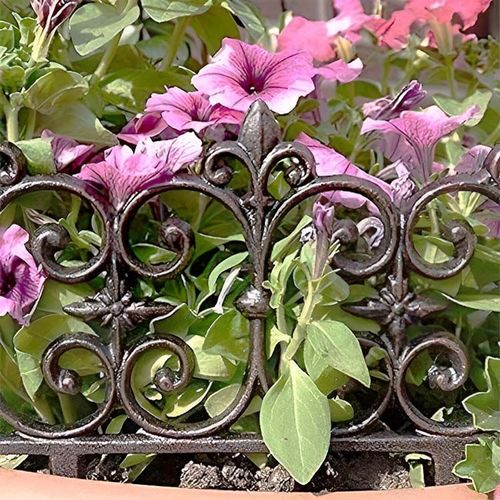 Bordure De Jardin En Fonte Valentine Lot De 12