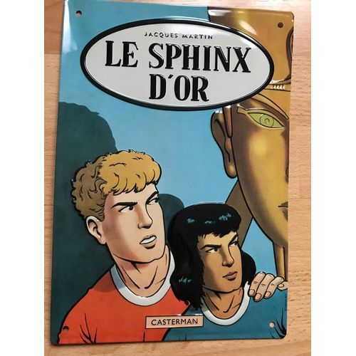 Alix Plaque Emaillée Jacques Martin Casterman -Le Sphinx D'or -