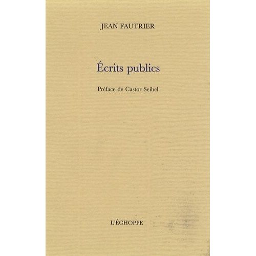Ecrits Publics