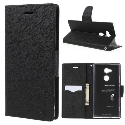 Etui En Pu Fantaisie Noir Pour Sony Xperia Xa2 Ultra