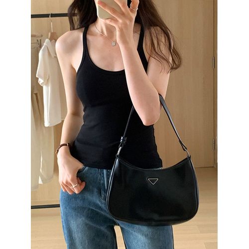 Débardeur Slim Décontracté Pour Femme,Haut À La Mode,Couleur Unie,Abricot,Gris Foncé,Café,Noir,Été