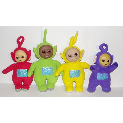 Teletubbies Lot Des 4 Peluches Bout Chou Telford Tf1 Tomy 98 De 24 A 27 Cm