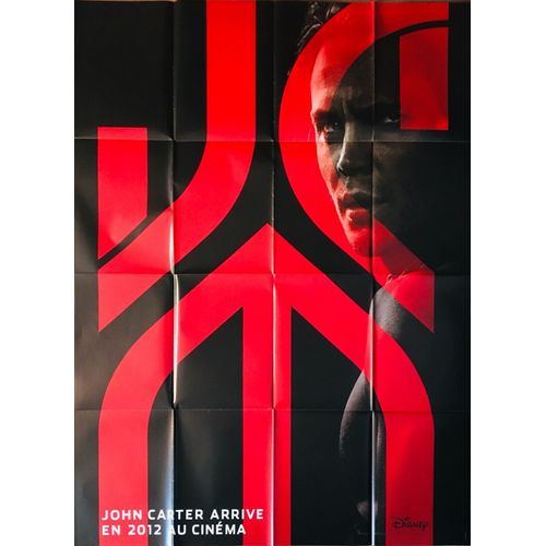 John Carter - Pré Affiche Originale De Cinéma - Format 120x160 Cm - De Andrew Stanton Avec Willen Defoe, Lynn Collins, Taylor Kitsch - Année 2012