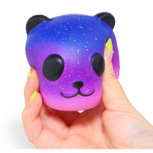 Couleur Pourpre Panda Jouët Squishy Géant Colore Anti-Stress À La Montée Lente, Doux, Parfumé, Cadeau De Noël Pour Enfant Amusant