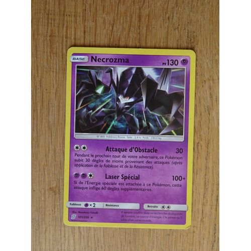 Carte Pokémon Necrozma Holo 130 Pv 101/236 Sl11 - Soleil Et Lune - Harmonie Des Esprits