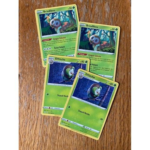 (287) 2x Brindibou + 2x Efflèche (Pokemon)