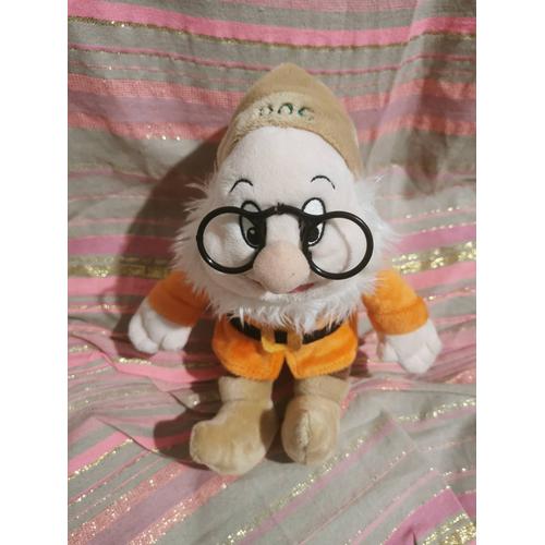 Doudou Peluche Nain Prof Doc Blanche Neige Disney Nicotoy