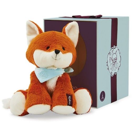 Doudou Renard Kaloo Les Zamis Petit Modele Paprika 16 Cm Roux Orange Blanc Foulard Bleu Jouet Bebe Naissance Createur De Douceur