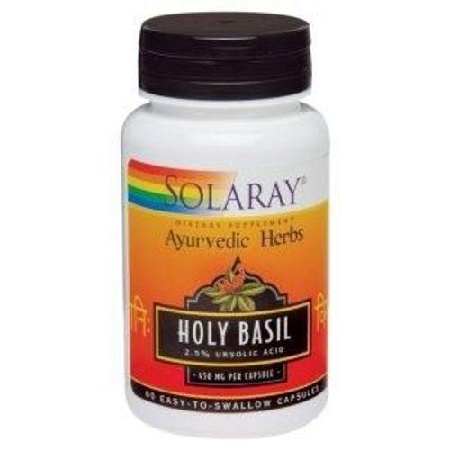 Solaray Holly Basil 450 Mg 60 Caps 