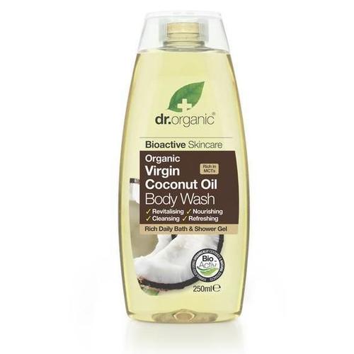 Dr Organic Virgin Coconut Oil Gel Bain Et Douche 250ml 