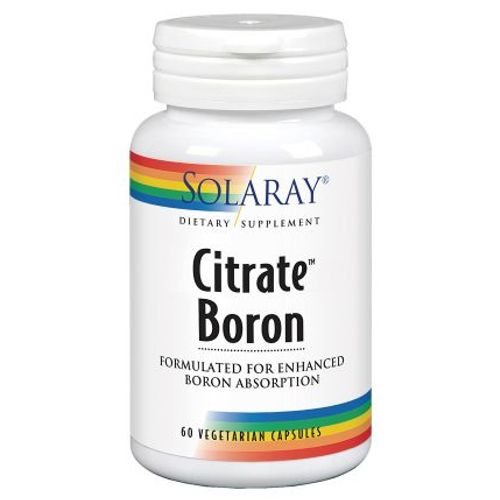 Solaray Boro Citrato 500 Microgr 60 Vcaps 