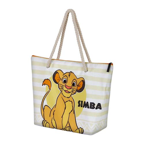 Sac de Plage Soleil - Disney Roi Lion Sunset - Blanc - Taille Unique