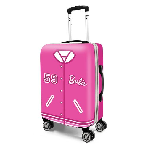 Barbie Varsity Valise Cabine ABS 4 Roues, Rose