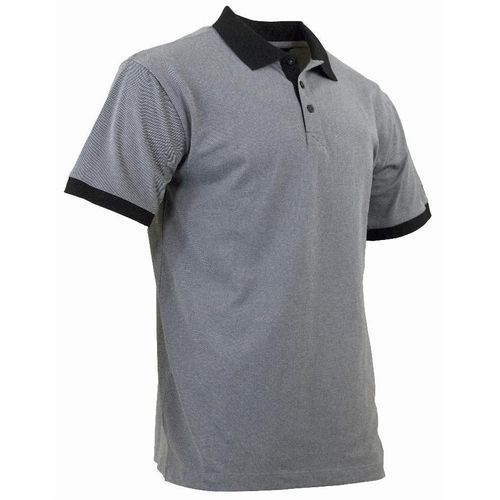 Polo Maille Piquée Dalle Lma Anthracite / Noir - T7.3xl - 9182 T.3xl