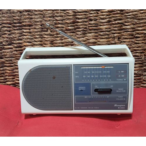 Radio Am/Fm Hampton R 1001 piles & secteur