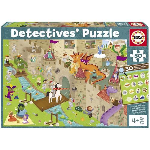 Puzzles Junior  50 Chateau "Detectives' Puzzle