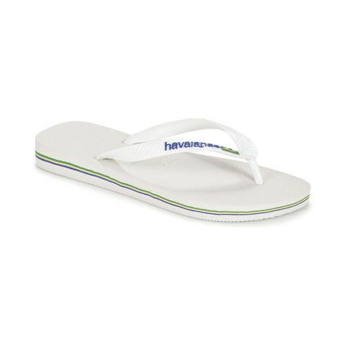 Havaianas Brasil Logo Blanc