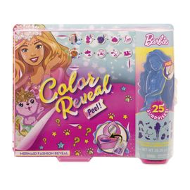 Poupée Barbie Coffret Color Reveal Sirène Fantastique Mattel Gxv93