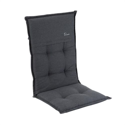 Coussin - Blumfeldt Coburg - Pour Chaise De Jardin À Dossier Haut - En Polyester - 53x117x9 Cm - Anthracite
