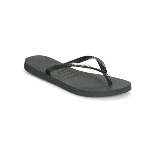 Tongs Havaianas Slim Logo Metallic Noir 37 38