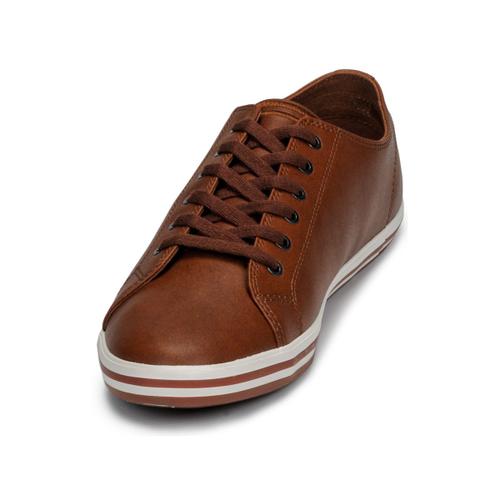 Fred perry kingston leather marron hotsell