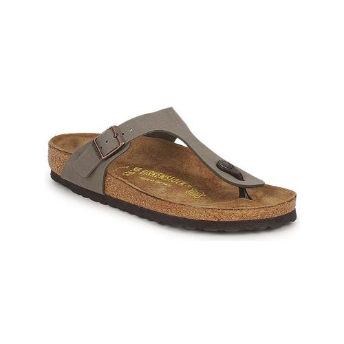 Mules Birkenstock Gizeh Flor W Gris