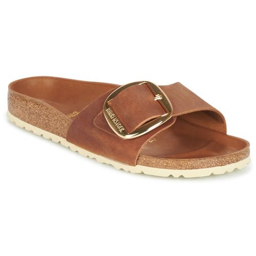 Mules Birkenstock Madrid Big Buckle Cuir Women Marron