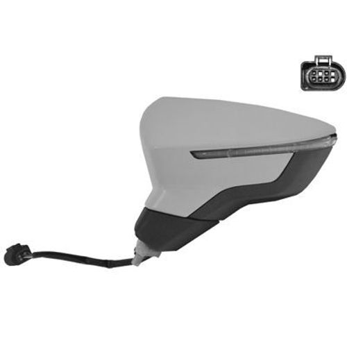 Retroviseur Electrique Gauche Seat Leon 09/2012+ (5 Broches)