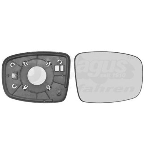 Verre De Retroviseur D. Pour: Hyundai I10  08>13. Référence Constructeur: 87621-0x000