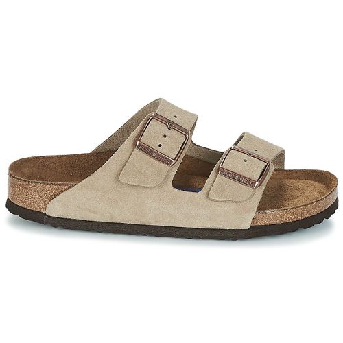 Sandales Mules Birkenstock Arizona Cuir Suede Soft Footbed W