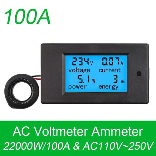 Affichage LCD Voltmètre – Ampèremètre