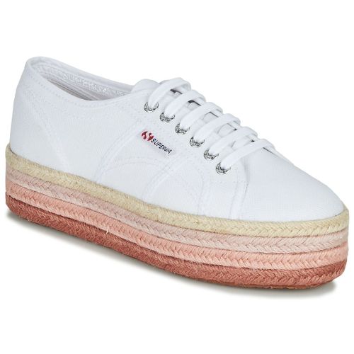 Superga 2790 Cotcoloropew Baskets Platesforme Blanc