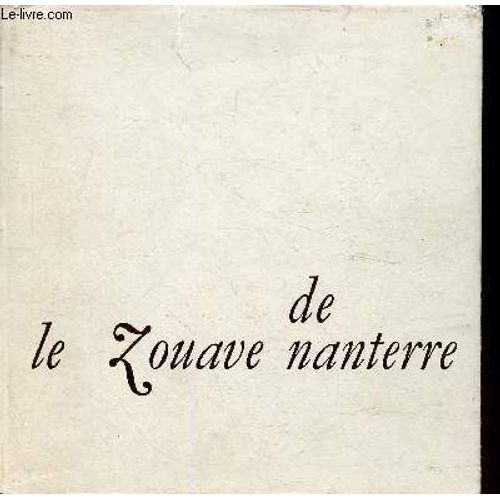 Le Zouave De Nanterre