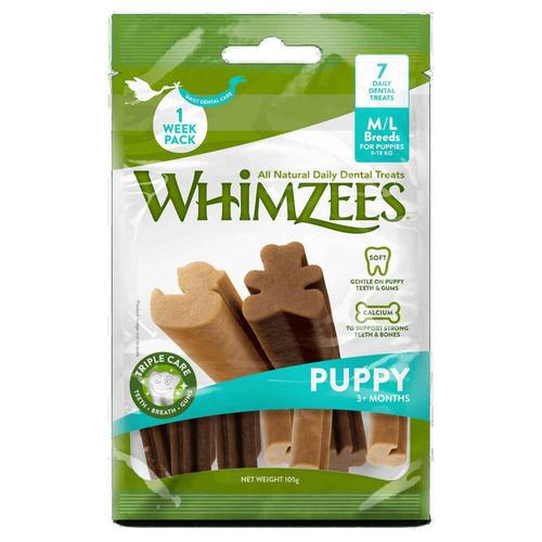 Whimzees - Friandises Dental Treats À Mâcher Pour Chiot - M/L