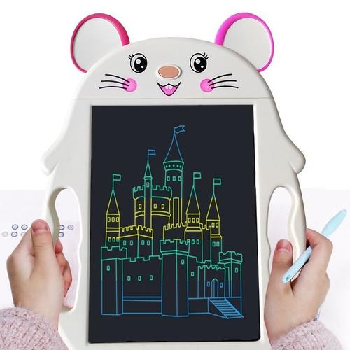 Panda Montessori tablette de dessin pour Enfants, Jouët Educatif, tableau  pour filles d'ecriture d'animaux Colores, LCD, 9 écran Pouces
