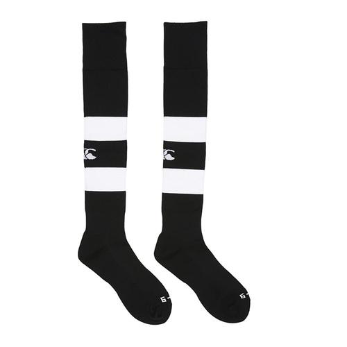 Chaussettes Rugby Noires Canterbury Hooped