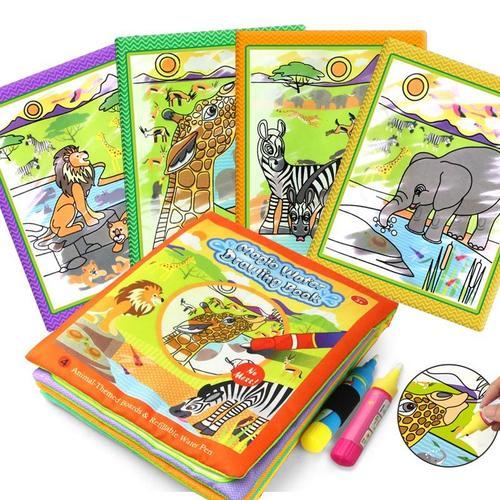 Animaux De La Ferme Coolplay - Livre De Coloriage Magique À L'eau Pour Enfants, Livre De Coloriage, Planche De Peinture